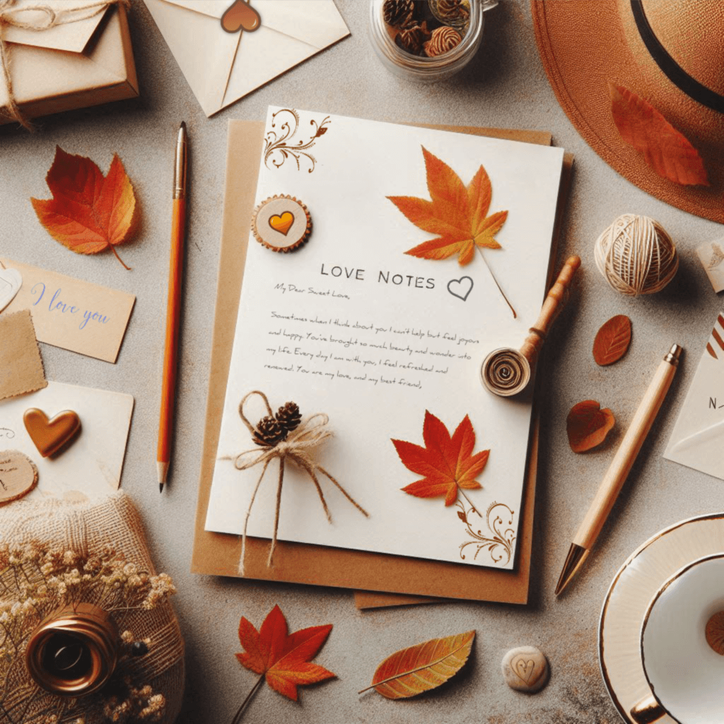 Leaves. letters, and lovely notes blog image