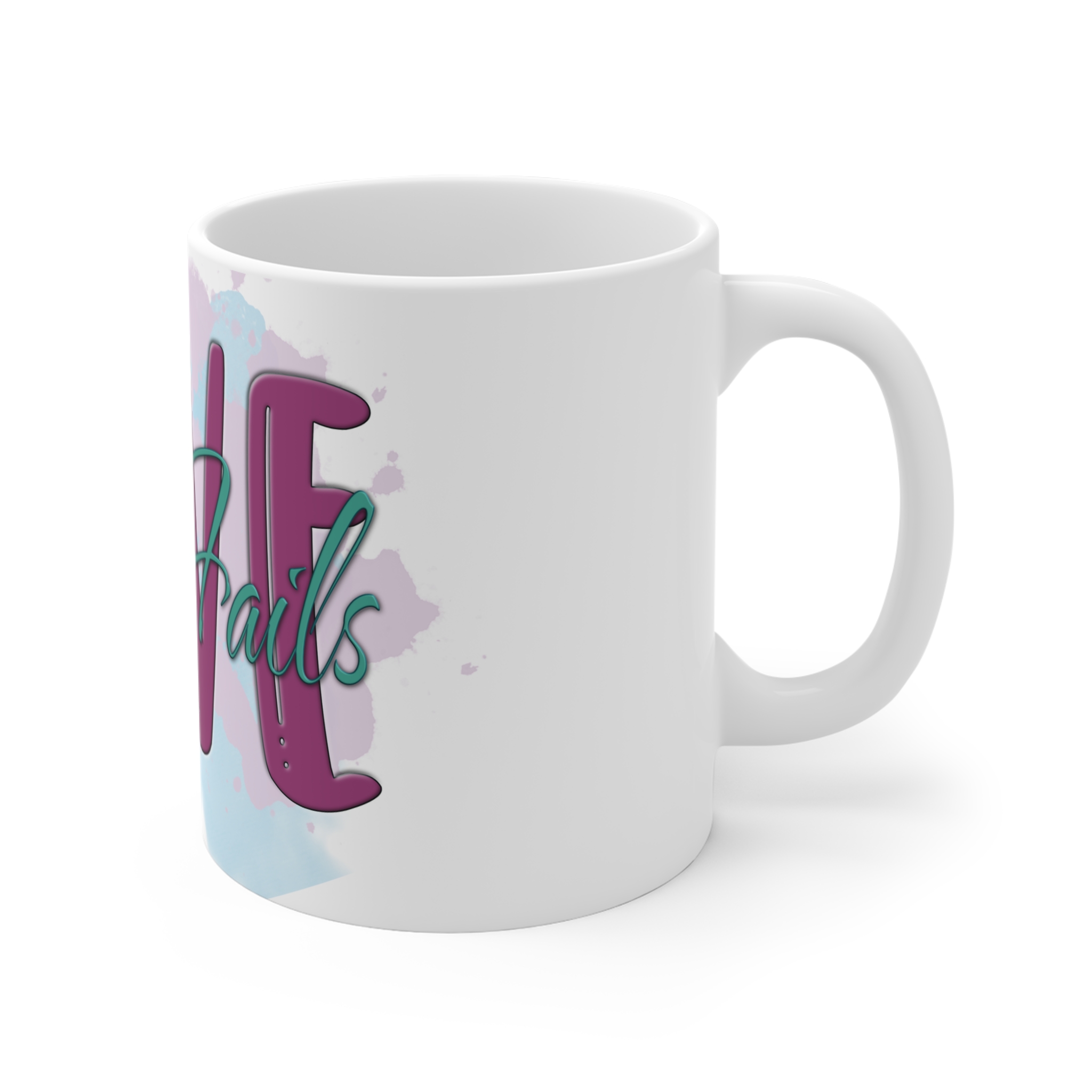 Love Never Fails 11oz Mug - Image 3